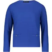 Betty Barclay Pullover U-Boot-Ausschnitt blau