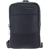 Piquadro Obidos Pocket Crossbody Bag Blu