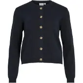 Vila Strickjacke "VIOSTRIA O-NECK L/S CARDIGAN - NOOS"