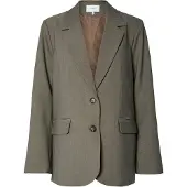 Y.A.S. Damen Blazers Yasreemaj Ls Blazer - Taupe - Größe 42