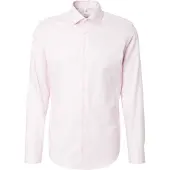 Seidensticker Businesshemd "Schwarze Rose", Herren, Gr. M (40), normale Ärmellängen, rosé, 100% Baumwolle, unifarben, slim fit, 2-Knopf-Manschette, Hemden Businesshemd, Slim 1/1 Kentkragen Uni
