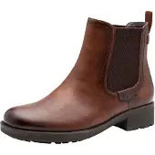 Tamaris Damen Stiefelette ohne Verschluss mit elastischen Einsatz 1-25378-45, Größe:38 EU, Farbe:Braun