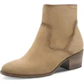 Tamaris Stieflette mit Zipp in beige, Gr. 40