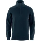 Fjällräven Pullover Övik Lite Half Zip Herren Navy-XXL