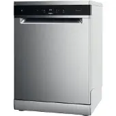 Whirlpool WH7FA14BN7A0X, Freistehend, Standardgröße (60 cm), Edelstahl, Schwarz, Berührung, 1,3 m