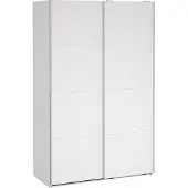 Ebuy24 Bergamo Schiebetürenschrank 2 Türen 140x220cm weiß.