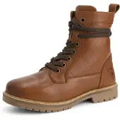 Travelin' Leder-Boots "Kongsmark" in Hellbraun - 39