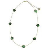 Manfield Grüne Blumen-Kette | Größe Onesize