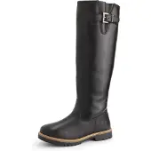 Travelin' Leder-Stiefel "Dannemare" in Schwarz - 40