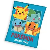 Procos Pokémon Dream Team Flanell Polar- Bettdecke 110x14