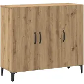 vidaXL Sideboard Artisan-Eiche 90x34x80 cm Holzwerkstoff