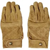 Belstaff Montgomery Velours Hellbraune Handschuhe Größe XL