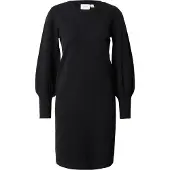 Vila "VIKERRY O-NECK KNIT DRESS - NOOS" Materialmix, regular fit