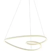 QAZQA Skandinavische Hängelampe Beige 72cm inkl LED 3 Stufen Dimmbar Circuit