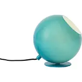 QAZQA Retro-Tischleuchte blau mit Glas - Mabel