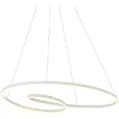 QAZQA Skandinavische Hängelampe Beige 110cm inkl. LED 3-Stufen Dimmbar - Circuit