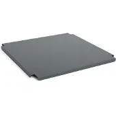 HAY Deckel Colour Crate Deckel Metal Large Square Charcoal