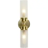 Searchlight Wandlampe Imperial, dimmbar, messing / gold, für Badezimmer, Metall, Wandleuchte, Wandlampe Bad