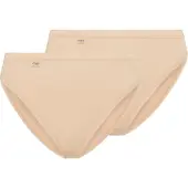 Sloggi Tai-Slip "Basic+" 2er Pack, perfekter Sitz, Baumwollmix, elastisch, weiche Nähte