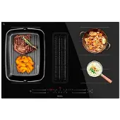 Cecotec Bolero Squad IH 4800 TotalFlex80, Schwarz, Integriert, 80 cm, Zonen-Induktionskochfeld, Glas, 4 Zone(n)