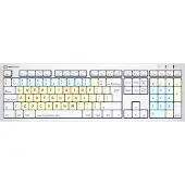 Logickeyboard Dyslexie Keyboard ALBA UK (MAC) (LKB-DYSLEX-CWMU-UK)