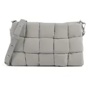 Liebeskind berlin Crossbody Bags - Bo Plain Weaved Nylon Hobo Bag S - Gr. unisize - in Grau - für Damen