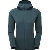Montane F Protium Hoodie, Fleecejacke, Damen, dunkelgrün