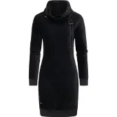 Ragwear Sweatkleid "Chloe Velvet" Ohne Taschen stylisches Langarmkleid in Samtoptik