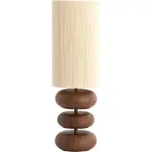 Light & Living - Tischleuchte Danialo - Braun - Ø22x67.5cm Tischlampe - Nachttischlampe, Wohnzimmer, Schlafzimmer