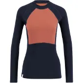 Ulvang Peak Map Crew, Funktionsshirt, Damen, dunkelblau/rosa