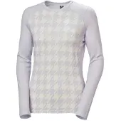 Helly Hansen Lifa Merino Midweight Graphic Crew, Damen, helllila