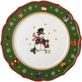 Hutschenreuther Happy Wintertime Green Teller flach 33 cm Happy Wintertime 02488-727472-10873