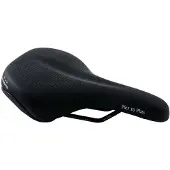 P & P P&P Pro Cycling Bequemsattel Pier 19 Plus 519P schwarz, Unisex, 260x185mm, ca. 430g