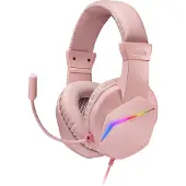 Mars Gaming MH122P, Kabelgebunden, Gaming, 18 - 20000 Hz, 235 g, Kopfhörer, Pink