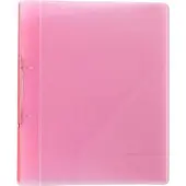 Eichner Präsentationsringbuch 2-Ringe rot-transparent 2,5 cm DIN A4