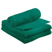 Comair Kabinett-Handtuch Essentials 3er-Pack 50 x 90 cm smaragdgrün