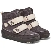 Affenzahn Wolle Comfy Rhino Mädchen Klettstiefel in Grau, Größe 27