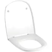 Geberit WC-Sitz VITELLE m De abnehmbar Scharniere verchromt weiss