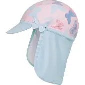 Playshoes Nackenschutzcap in Türkis/ Rosa - 53 cm