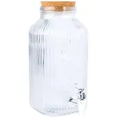 Barlife Getränkespender Glas Klar 3,35l