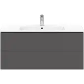 Duravit Waschtischunterbau L-CUBE 1220x481x550mm graphit matt