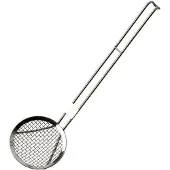 Lacor Edelstahl Netzschaumlöffel, Ø 16 cm, Länge 35 cm