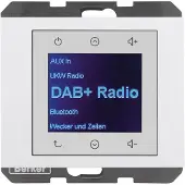 Berker 30847009 Radio DAB+, Bt., K.x pw., gl.