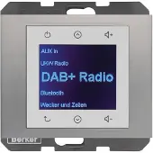 Berker 29847004 Radio Touch UP DAB+ K.x edelstahl