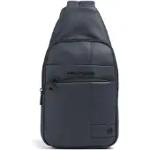 Piquadro Wollem Rubber Sling Bag Blu