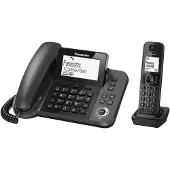 Panasonic KX-TGF310, DECT-Telefon, Freisprecheinrichtung, 100 Eintragungen, Anrufer-Identifikation, Schwarz