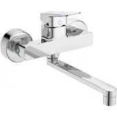 Ideal standard IDS Einhebel-Wand-Küchenarmatur CERAPLAN Auslauf 200mm, schwenkbar chrom