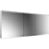 Emco asis evo Lichtspiegelschrank, Aufputzmodell, 3 Türen, 1600 mm