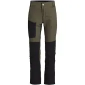 Lundhags Fulu Stretch Hybrid Pant JR, Wanderhosen, grün/schwarz