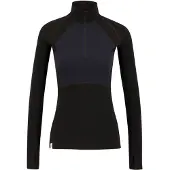 Ulvang Peak Map Half Zip, Funktionsshirt, Damen, schwarz/dunkelblau